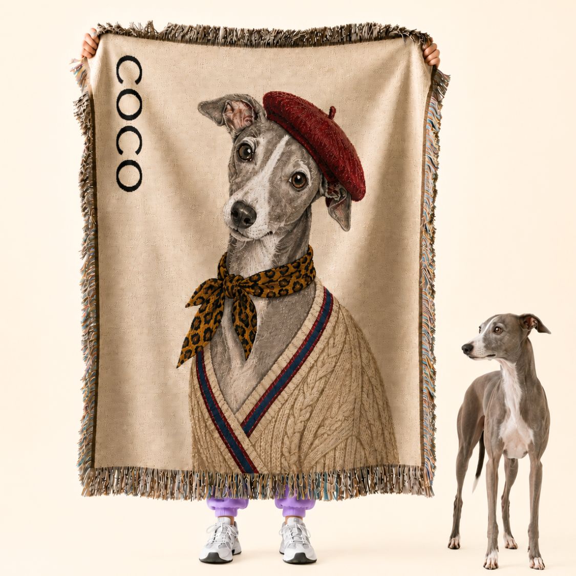 Custom Pet Woven Blanket