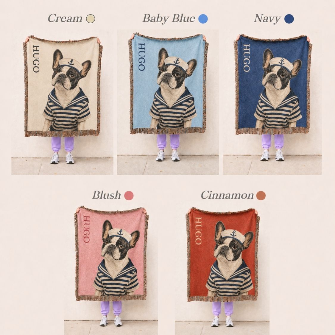 Custom Pet Woven Blanket