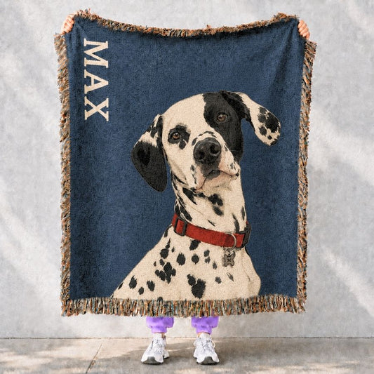 Custom Pet Woven Blanket