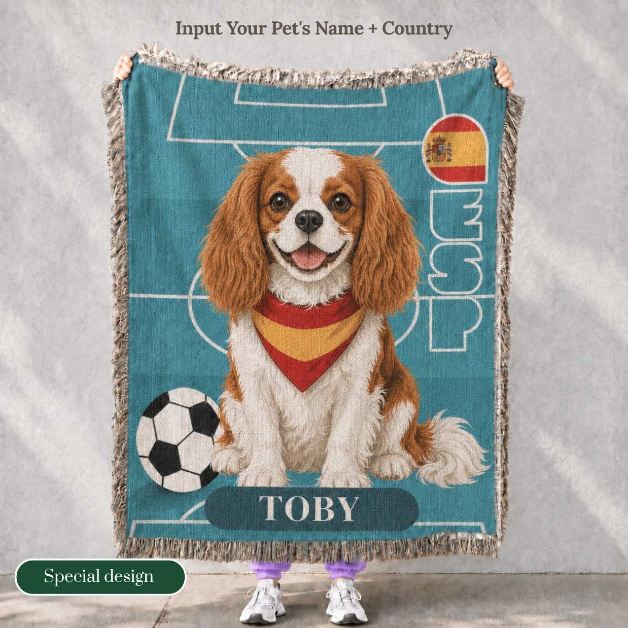Custom Pet Woven Blanket