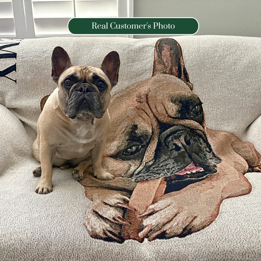 Custom Pet Woven Blanket