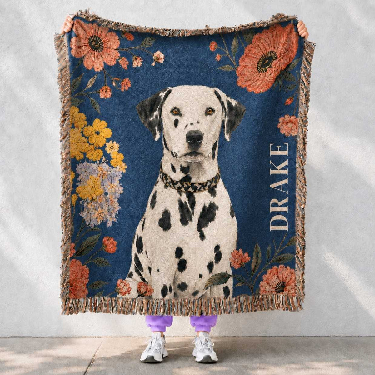Custom Pet Woven Blanket