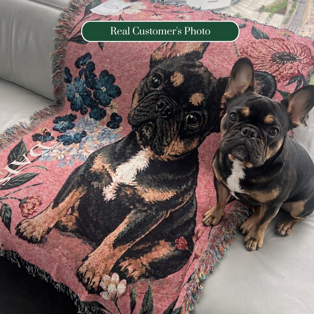 Custom Pet Woven Blanket