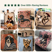 Custom Pet Woven Blanket