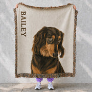 Custom Pet Woven Blanket