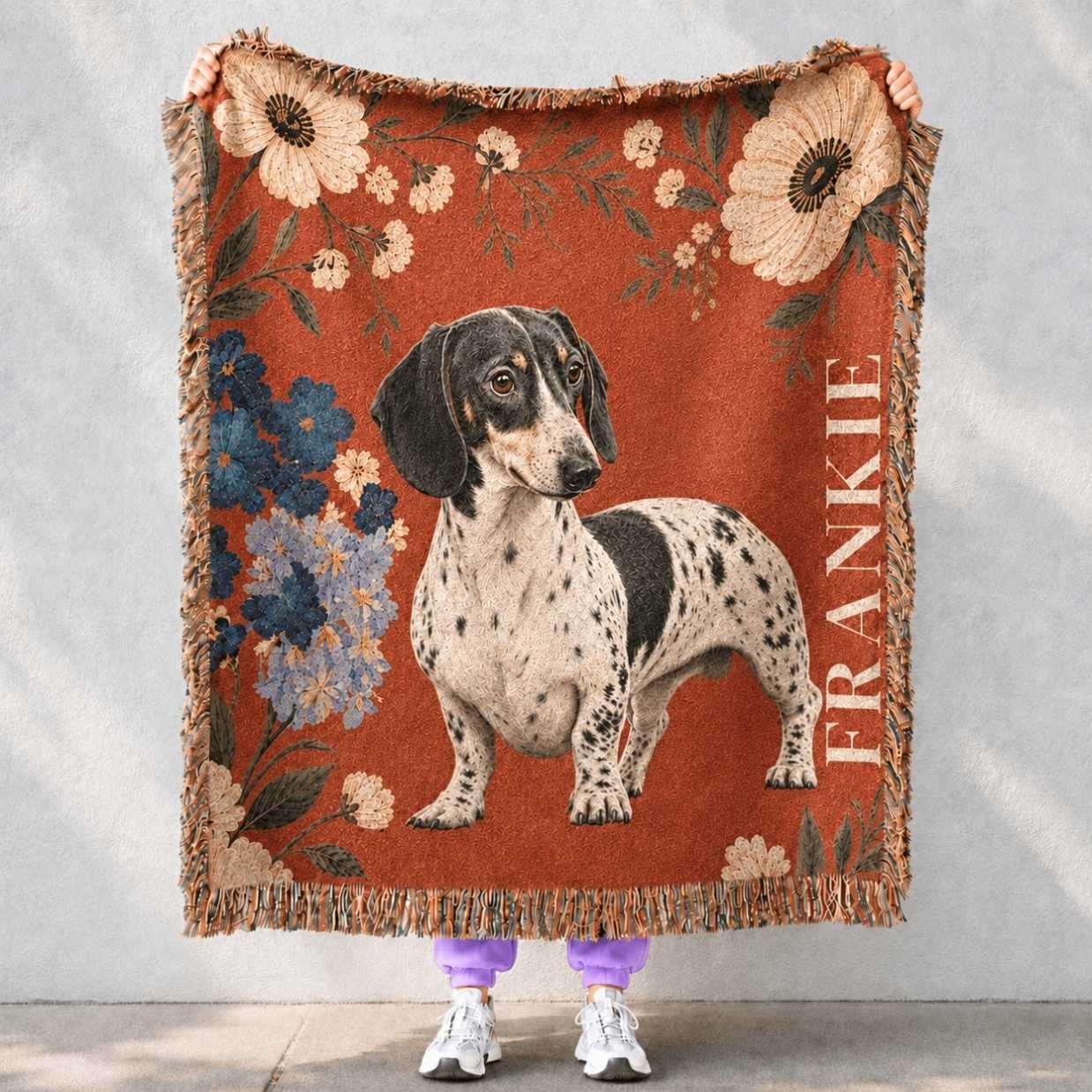 Custom Pet Woven Blanket