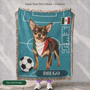 Custom Pet Woven Blanket