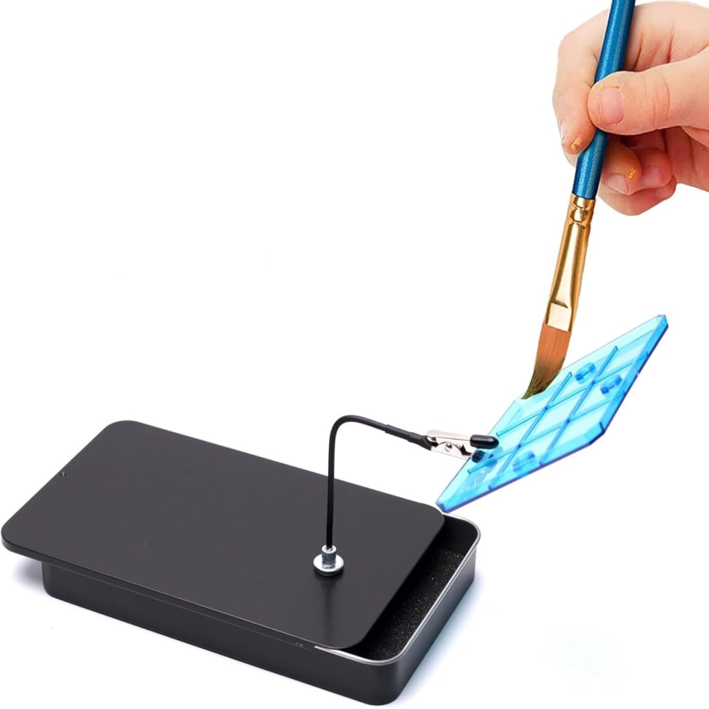 MagGrip Pro — Magnetic Model Painting Stand (12 Clips)